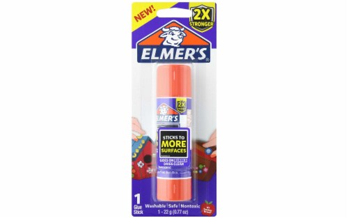 Elmers 2004796 0.77 oz Extra Strength Glue Sticks, Clear Perspective: front