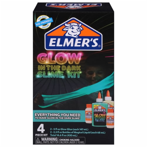 Elmer's Slime Kit W/Magical Liquid-Glow In The Dark, 1 count