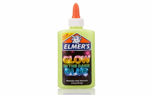 New!! Elmer's Glow In The Dark Liquid Glue 5oz-Yellow