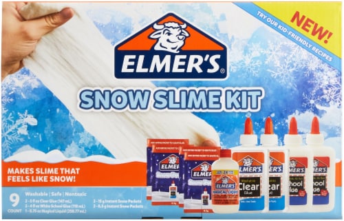 Elmer's Washable Clear School Glue 5 OZ for DIY SLIME Kit Lot of 6 NEW