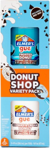Elmer's® Donut Shop Premade Slime Variety Pack Perspective: front