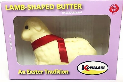 Kowalski Lamb Shaped Easter Butter Perspective: front