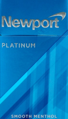 Newport Platinum Smooth Menthol Cigarettes Perspective: front