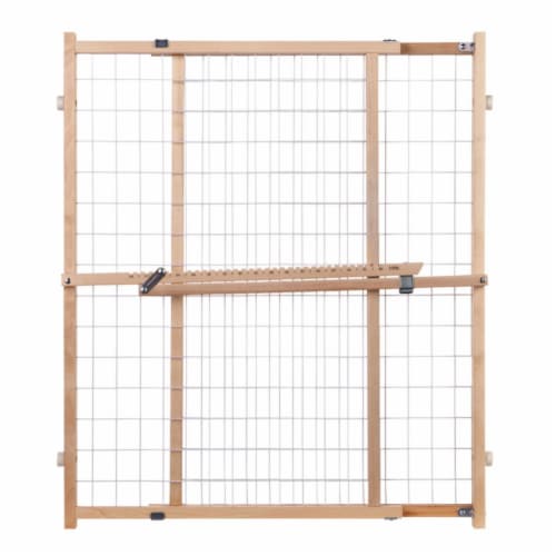 Toddleroo by North States® Extra-Wide Wire Mesh Gate Perspective: front