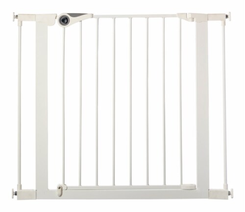 North States White 30 in. H X 29.5-39 in. W Metal Child Safety Gate North States White 30 in. H X 29.5-39 in. W Metal Child Safety Gate