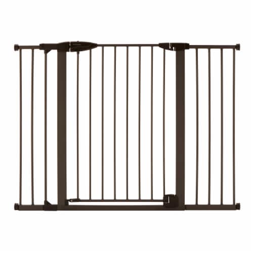 North States Riverstone Extra Tall/Wide Baby Gate Perspective: front