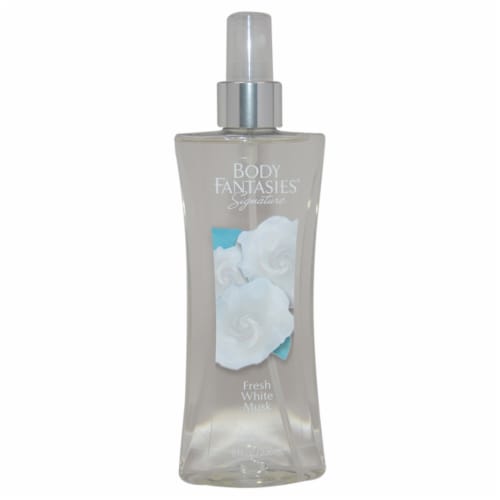 Body Fantasies® Signature Fresh White Musk Fragrance Body Spray Perspective: front