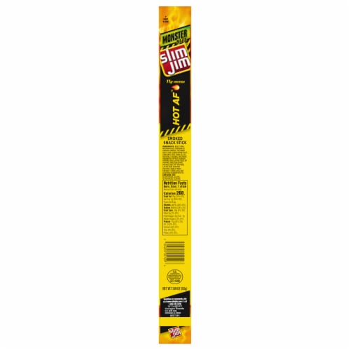 Slim Jim® Hot Flavor Beef Stick Perspective: front