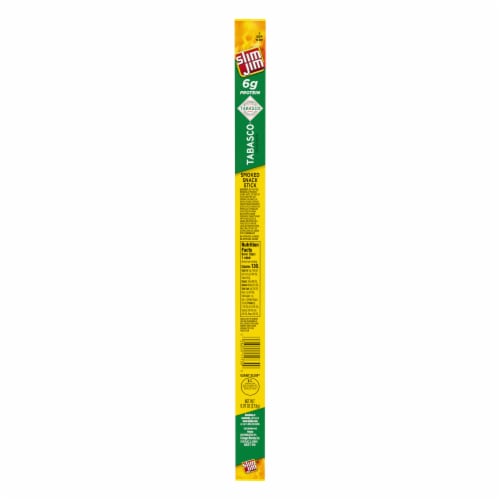 Slim Jim Giant Sized Tabasco Meat Snack Stick Perspective: front