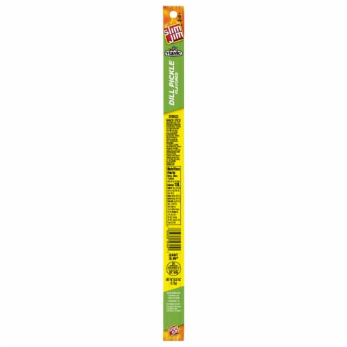 Slim Jim® Giant Dill PIckle Beefy Jerky Perspective: front