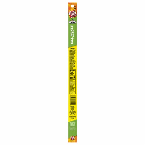 Slim Jim® Giant Dill PIckle Beefy Jerky Perspective: front