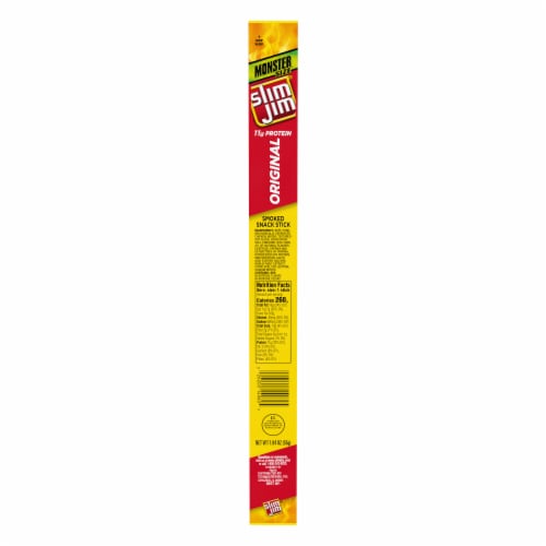 Slim Jim Monster Size Original Meat Stick Perspective: front