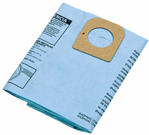 Shop-Vac® Type B Disposable Collection Filter Bags - 3 pk Perspective: front