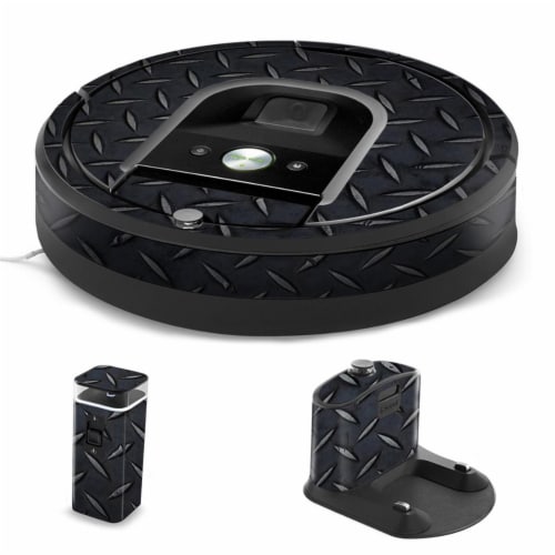 QFC - MightySkins IRRO960-Black Diamond Plate Skin for iRobot Roomba 960  Robot Vacuum, Black Diamon, 1