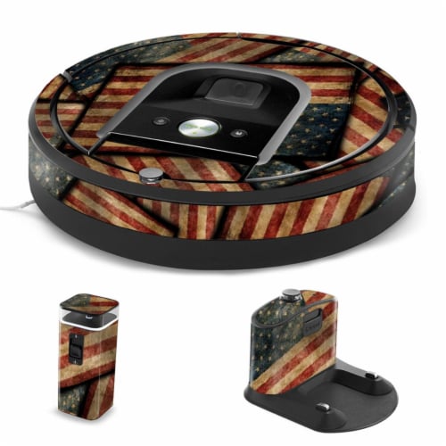 MightySkins IRRO960-Vintage American Skin for iRobot Roomba 960 Vacuum, Vintage America, 1 - Ralphs