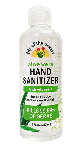 Lily of the Desert Aloe Vera with Vitamin E Hand Sanitizer Perspective: front