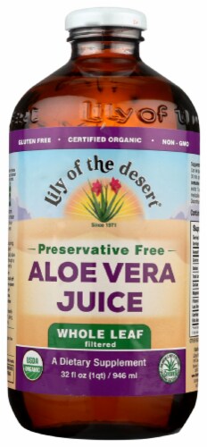 Lily of the Desert Whole Leaf Aloe Vera Juice Perspective: front