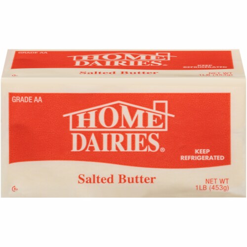 Home Dairies Salted Butter Perspective: front