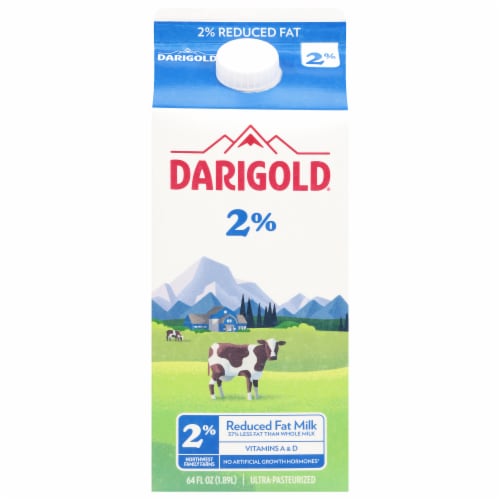Darigold® Two Ultra-Pasteurized Reduced Fat 2% Milk Perspective: front