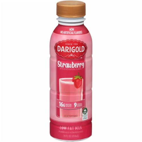 Darigold® Strawberry Low Fat Milk Perspective: front