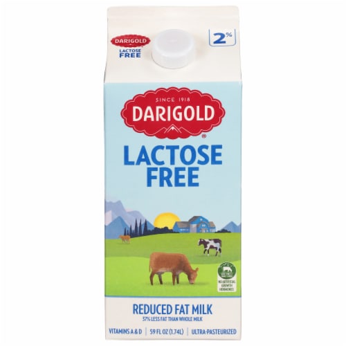 Darigold® Lactose Free Reduced Fat 2% Milk Perspective: front
