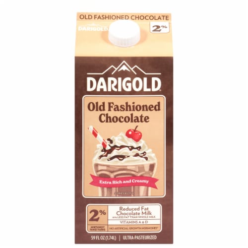 Darigold® 2 % Reduced Fat Chocolate Old Fashion Milk UP Perspective: front