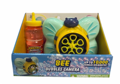 Placo Bubbles Bee Bubble Camera Toy Perspective: front