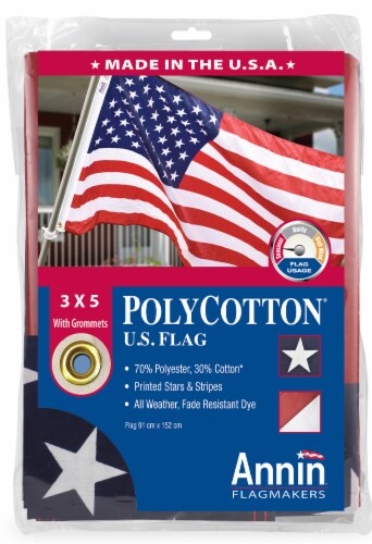 Annin Flagmakers American Flag Perspective: front