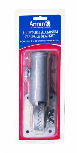 Annin Flagmakers Cast Aluminum Multi-Position Flag Pole Bracket Perspective: front