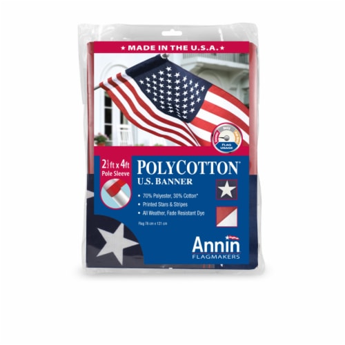 Annin Flagmakers American Banner Flag Perspective: front