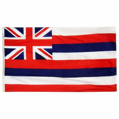 Annin Flagmakers Hawaii State Flag Perspective: front