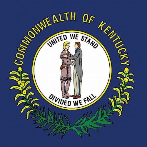 Annin Flags Nylon SolarGaurd Kentucky State Flag Perspective: front