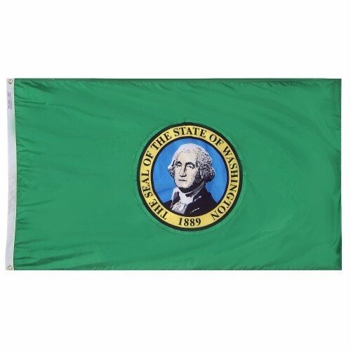 Annin Flagmakers Washington State Flag Perspective: front