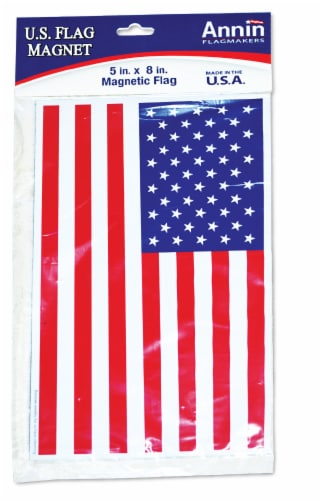 Annin Flagmakers American Flag Magnet Perspective: front