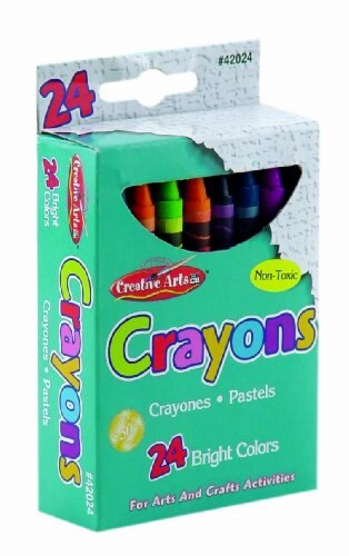Charles Leonard Creative Arts Crayons - Assorted Perspective: front