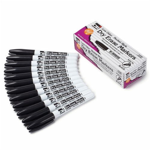 WallDeca Dry-Erase Thick Fine Line Markers, 13 Assorted Colors