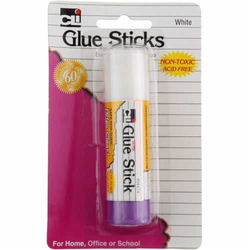 Charles Leonard Inc White Glue Stick Perspective: front