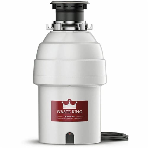 Waste King L-8000 1 HP Garbage Disposal - Continuous-Feed Perspective: front