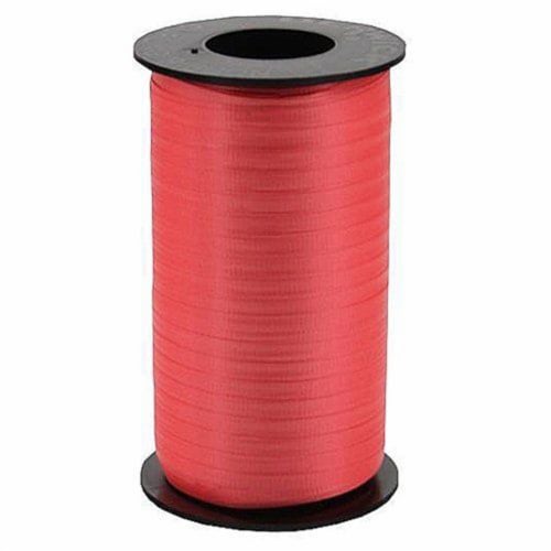Red Curling Ribbon Perspective: front