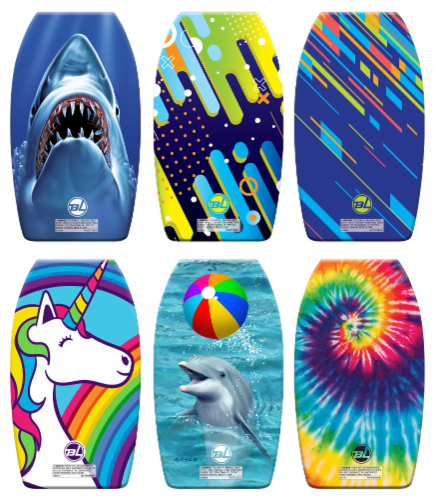 Copa Body Board with Leash - Assorted Perspective: front