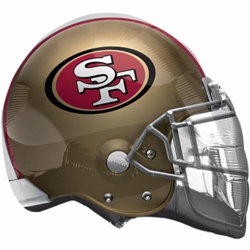 Loftus International A2-6308 San Francisco 49ers Helmet Super Shape Balloon Perspective: front
