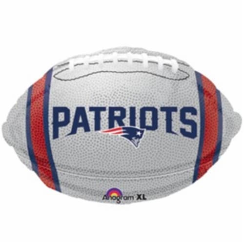 Loftus International A2-9598 18 in. New England Patriots Team Colors Jr. Shape Balloon Perspective: front