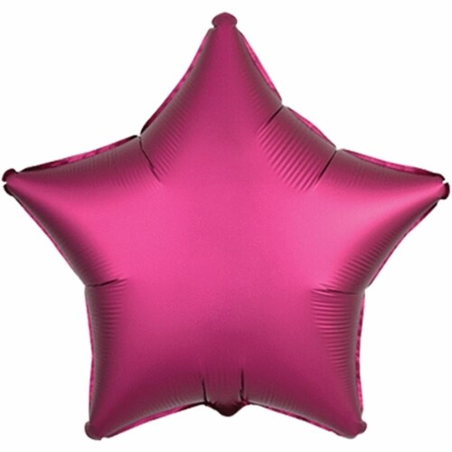 Loftus International A3-6829 19 in. Pomegranate Star Satin Luxe Balloon Perspective: front