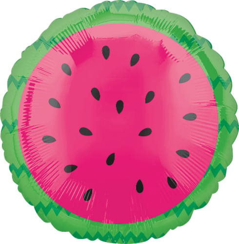 Anagram International Tropical Watermelon Balloon Perspective: front