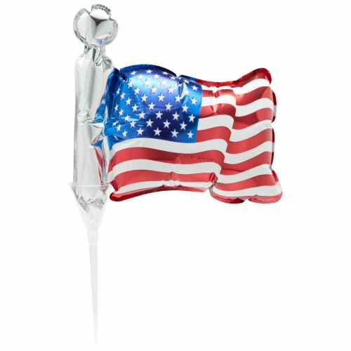 DecoPac Anagram American Flag Cake Pic Perspective: front