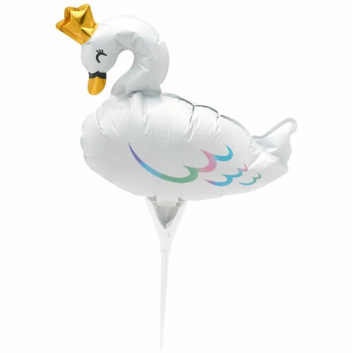 DecoPac Anagram Princess Swan Cake Pic Perspective: front