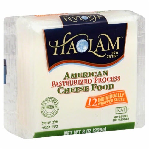 Haolam® White American Sliced Cheese Perspective: front