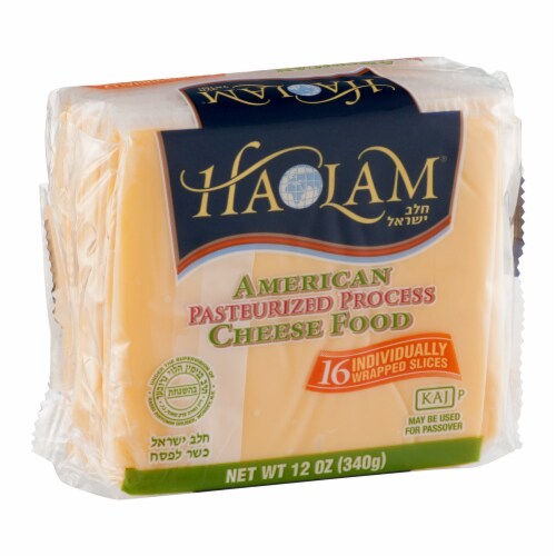 Haolam® Pasteurized American Cheese Perspective: front