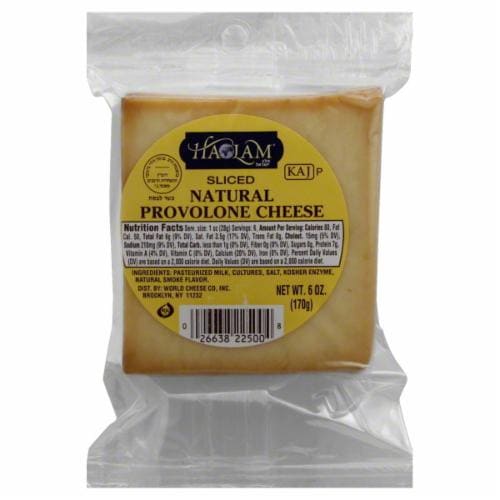 Haolam® Provolone Sliced Cheese Perspective: front