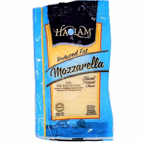 Haolam® Reduced Fat Mozzarella Sliced Cheese Perspective: front
